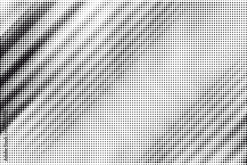 White abstract background with black film grain, noise, dotwork, halftone, grunge texture for design concepts, banners, posters, wallpapers, web, presentations and prints 