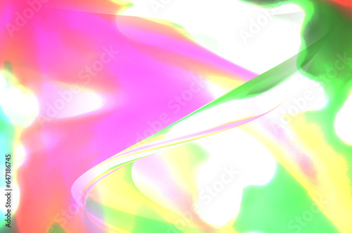 Swaying colorful of waves on beautiful blury colors background