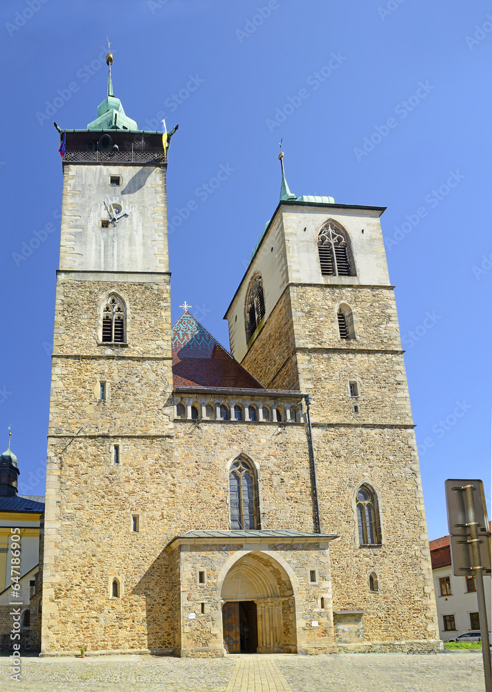 St. Jacob the Greater church in Jihlava, Moravia, Czech Republic
