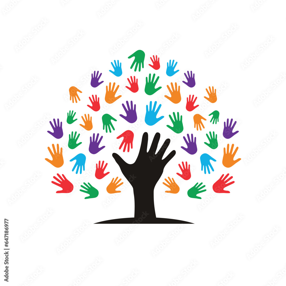 Fototapeta premium Abstract Hand