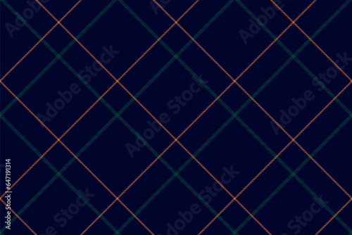 Tartan plaid background, diagonal check seamless pattern. Vector fabric texture for textile print, wrapping paper, gift card, wallpaper.
