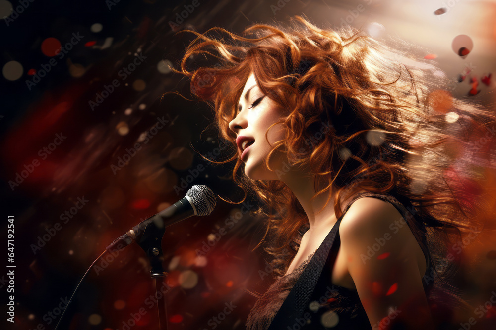 female musician sing female musician sing