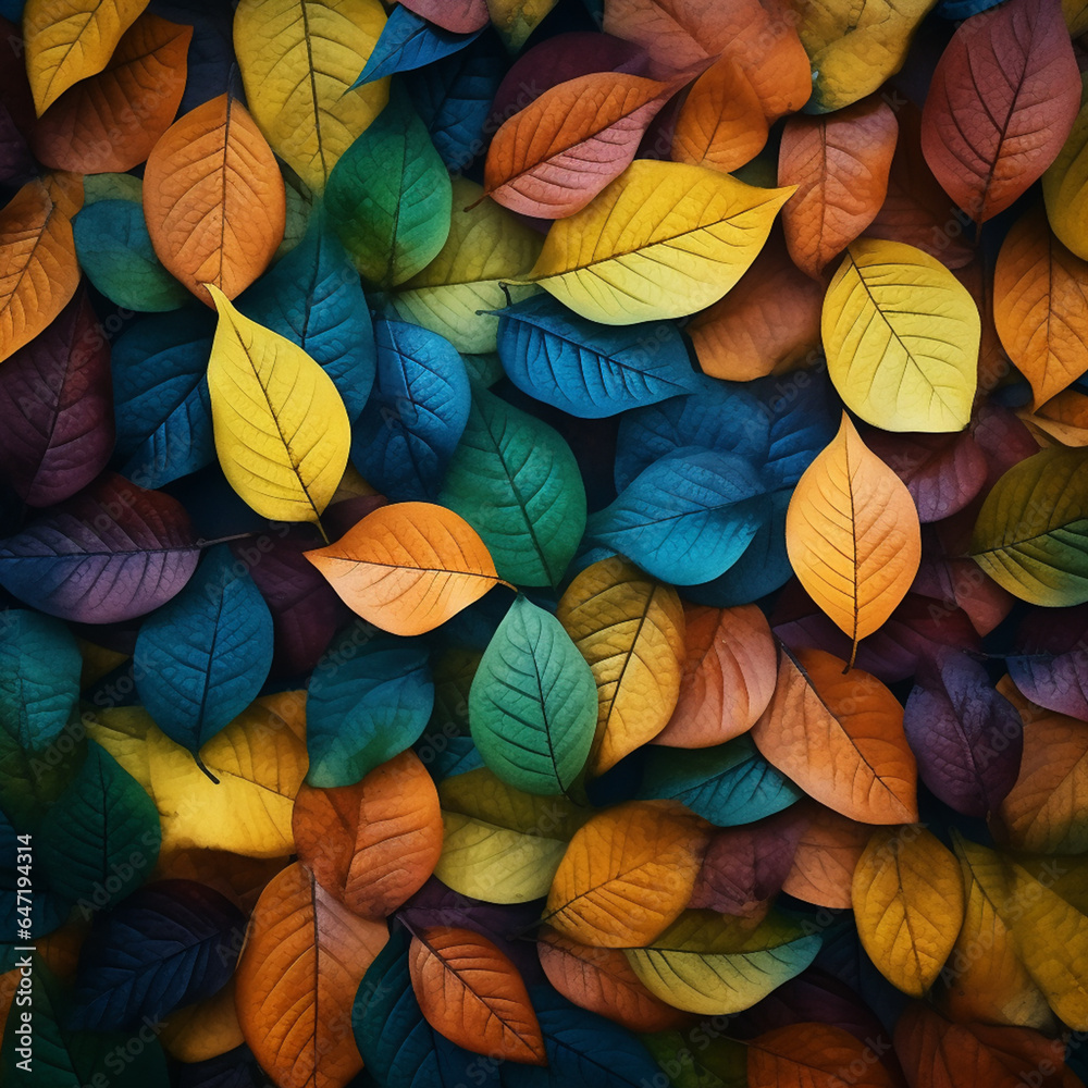 colorful leaves in autumn. colorful leaves in autumn.