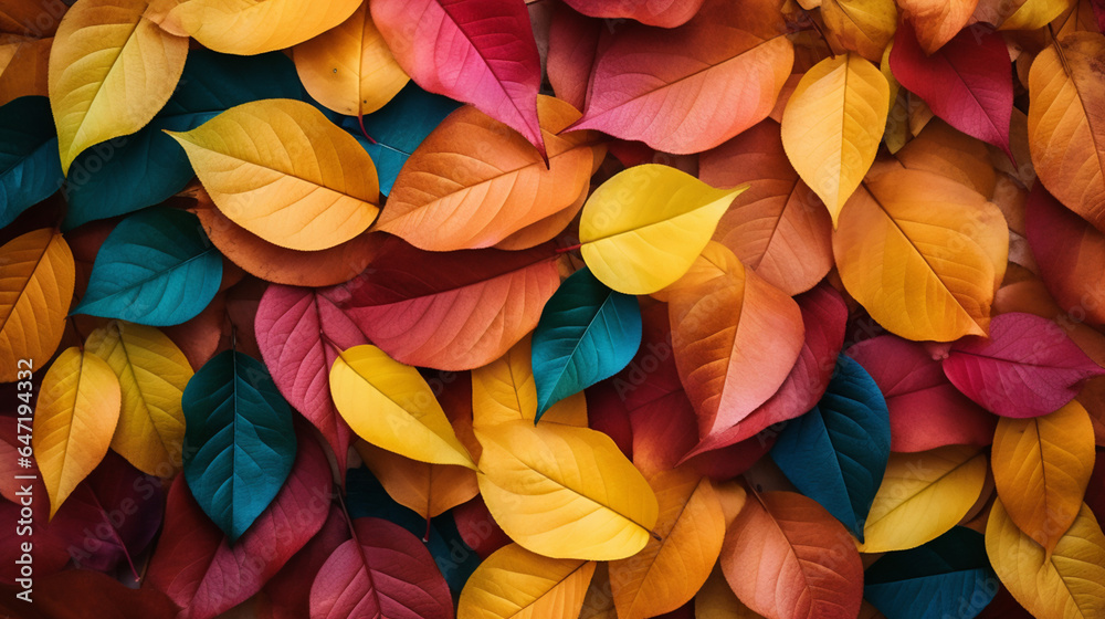 colorful leaves in autumn. colorful leaves in autumn.