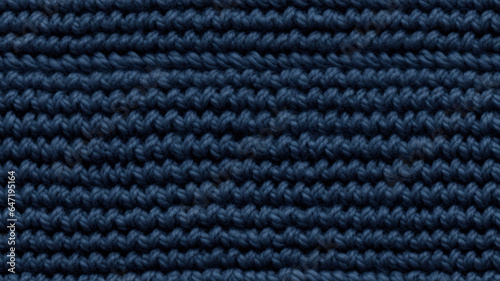 Closed Navy Blue Wool Pattern