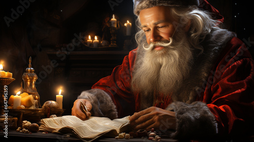 Christmas  Santa Claus is preparing to bring gifts into our homes. it will come 
