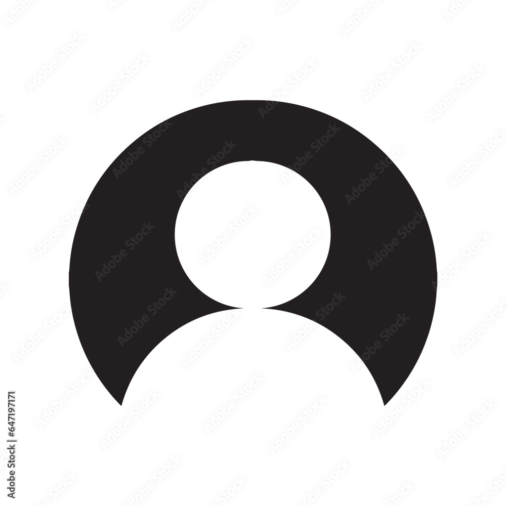 User icon vector. Profile symbol in trendy flat style. Profile vector icon illustration isolated on white background User icon vector. Profile symbol in trendy flat style. Profile vector icon illustration isolated on white background
