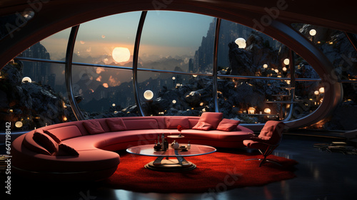 Futuristic House interior desing