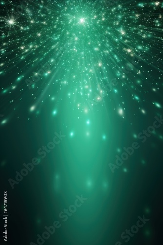 special Christmas banner. green background. 3d