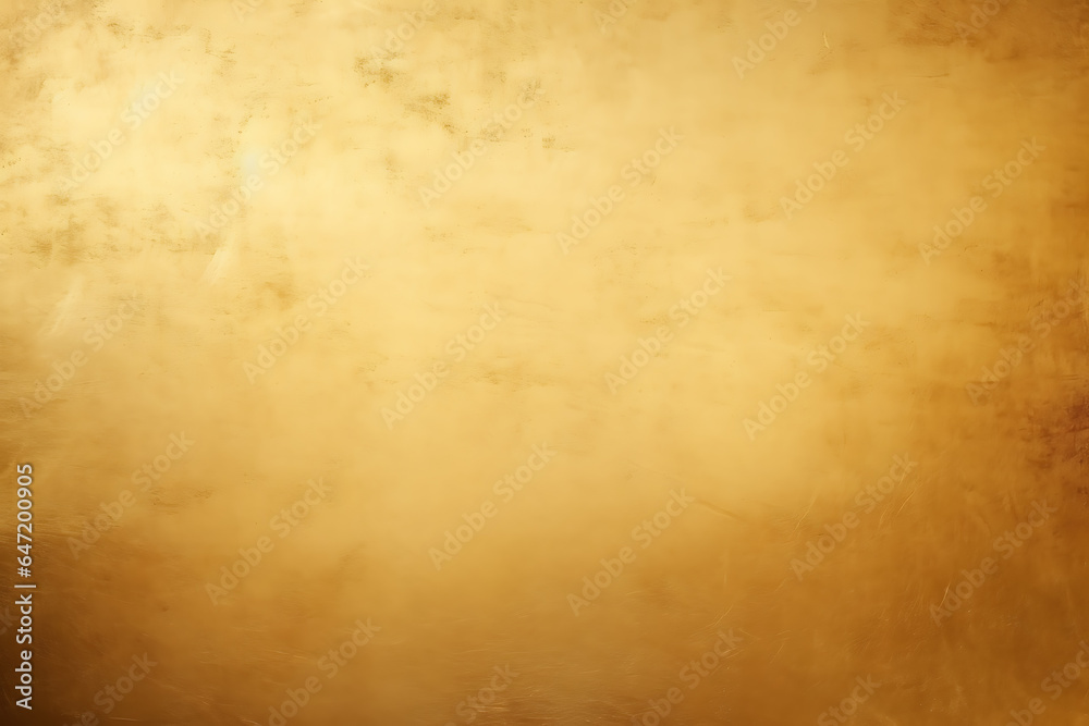Golden background. Abstract light gold metal gradient. generative ai