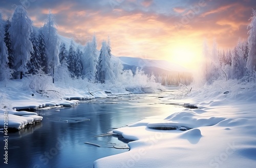 winter landscape © Olga