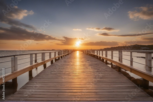 sunset view at the jetty