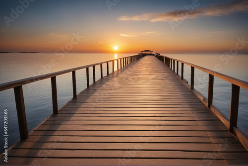 sunset view at the jetty