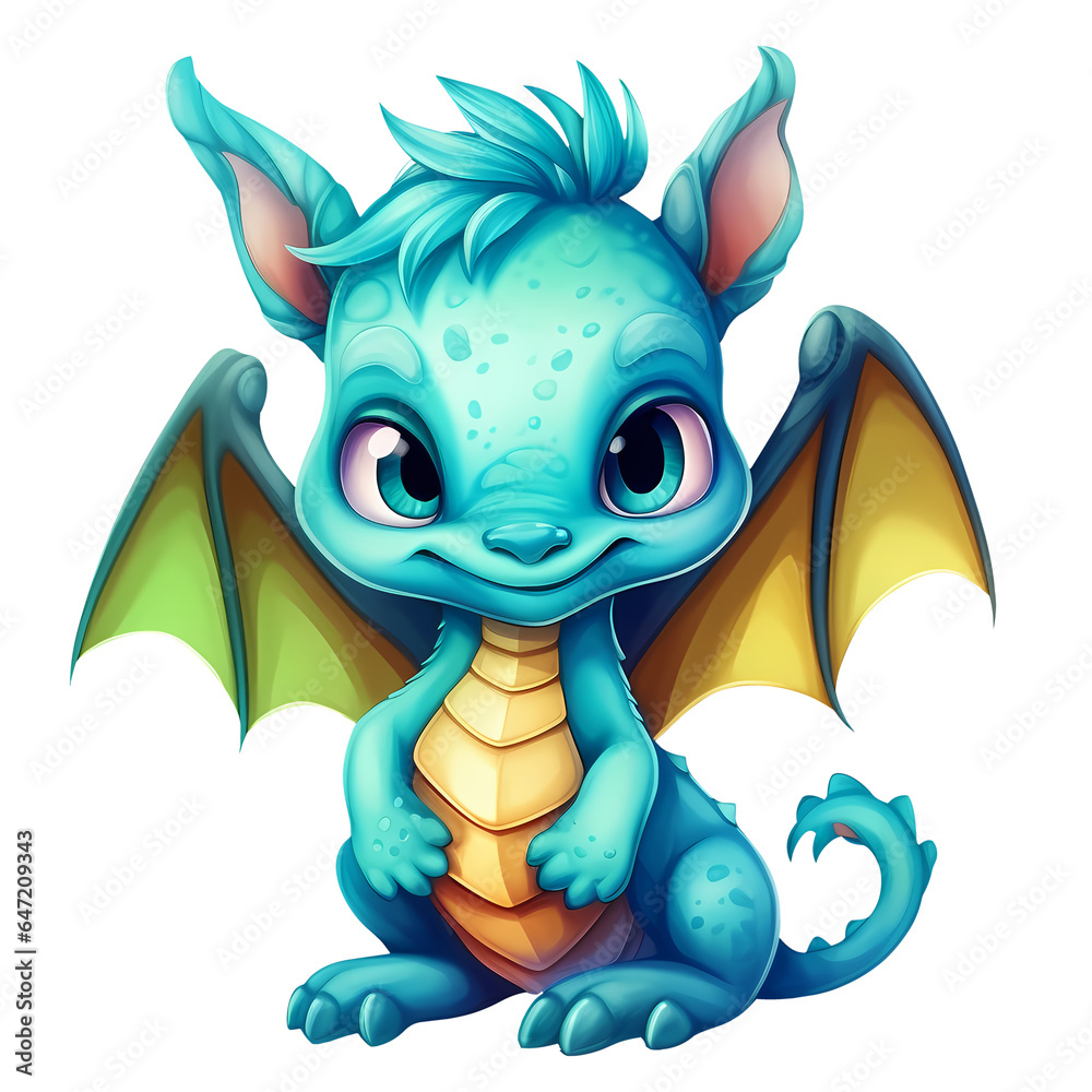 Cute Baby Dragon Clipart Illustration Cute Baby Dragon Clipart Illustration