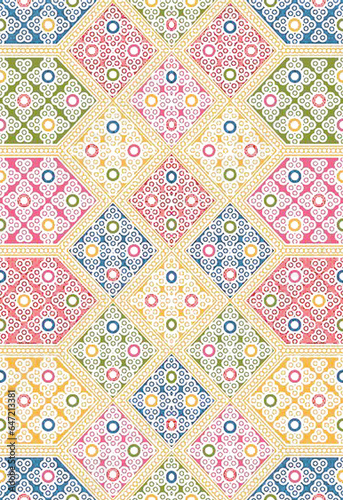 multi colour seamless abstract pattern