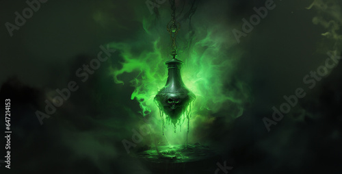 a token which drops from the dead with a green smoke hd wallpaper