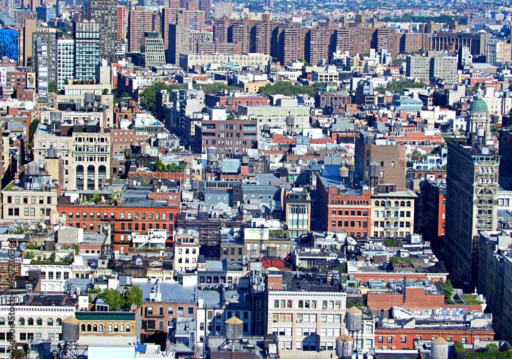 Naklejka premium Blick auf Manhattan