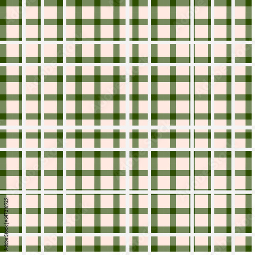 Gingham patterns in pastel green and yellow. Seamless checkered vector pattern. Abstract geometric background. green wallpaper - vector Illustration