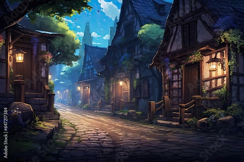 Hidden Elf Village in different world