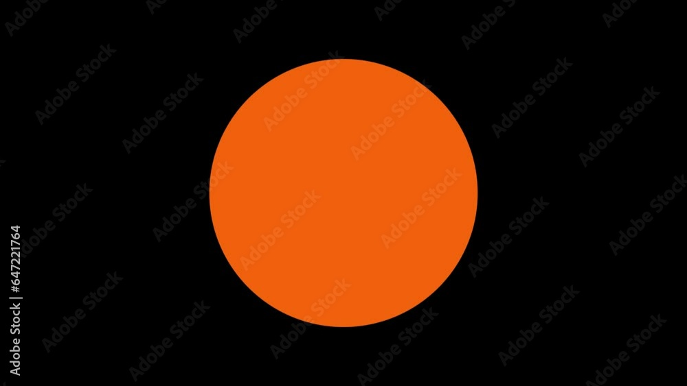 orange circle for your text, advertising, alpha channel