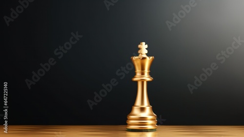 Chess Piece with Plain Background