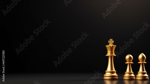 Chess Piece with Plain Background