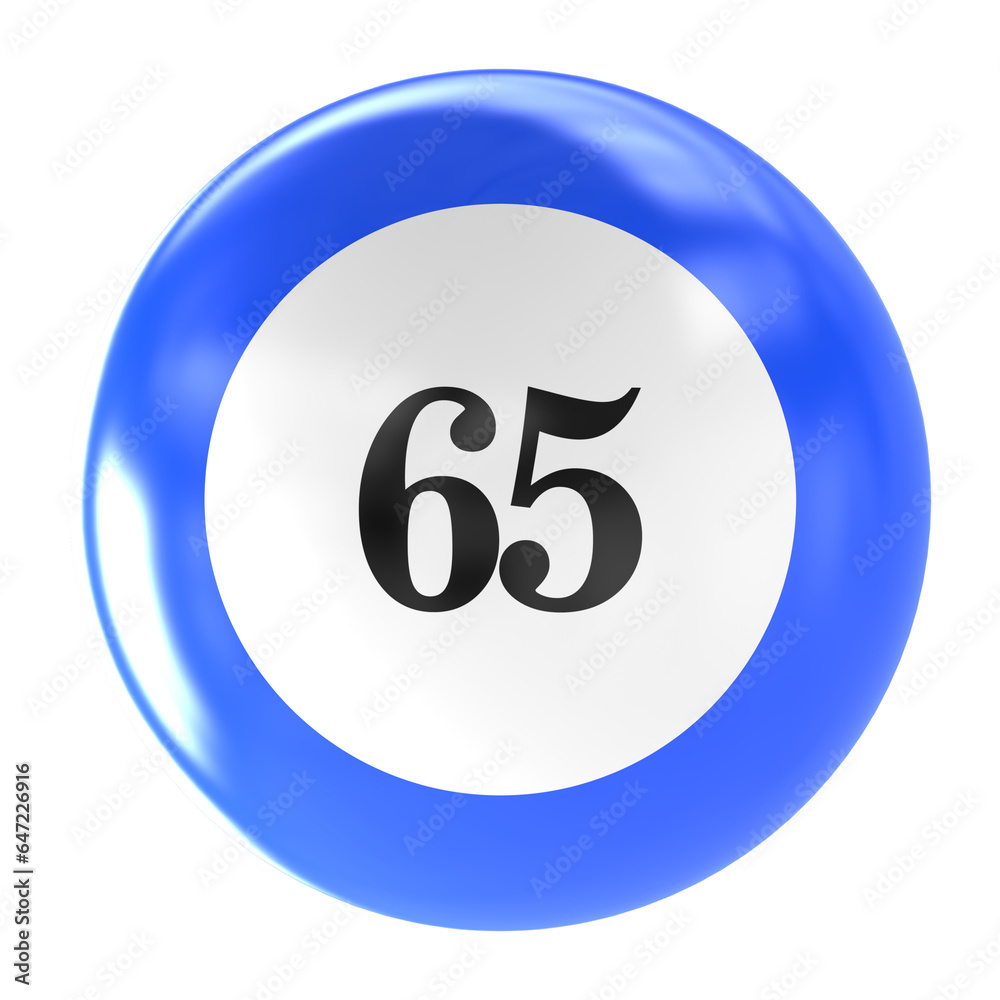 ball number 3d render ball number 3d render