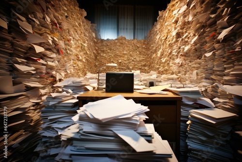 a large amount of documents and files. Generative AI