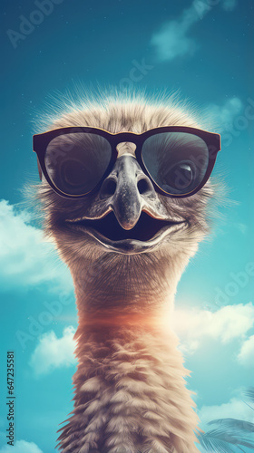 Animals Enjoying the Sun: Stock Illustrations for Midjourney AI with Sunglasses