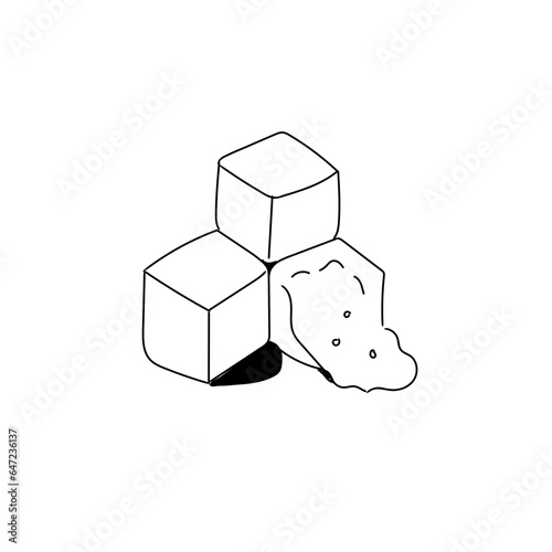 Sweet Sugar for Pancake Hand Drawn Icon