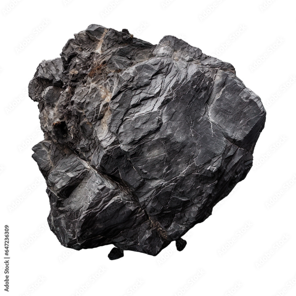 top view of volcanic basalt rock isolated on a transparent white background top view of volcanic basalt rock isolated on a transparent white background
