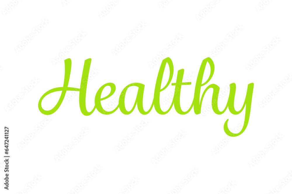 Digital png illustration of green healthy text on transparent background Digital png illustration of green healthy text on transparent background