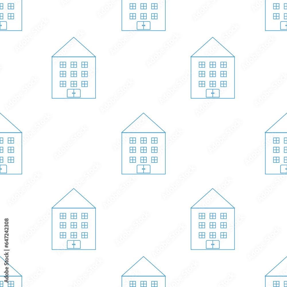 Digital png illustration of blue house pattern on transparent background Digital png illustration of blue house pattern on transparent background