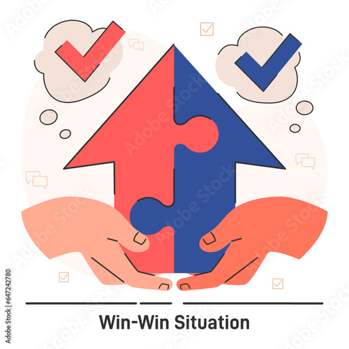 Conflict management. Character with conflict resolution skill. Person