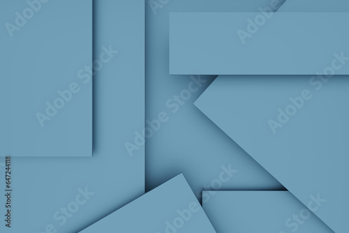 Abstract background Geometric shapes. 3D rendering.