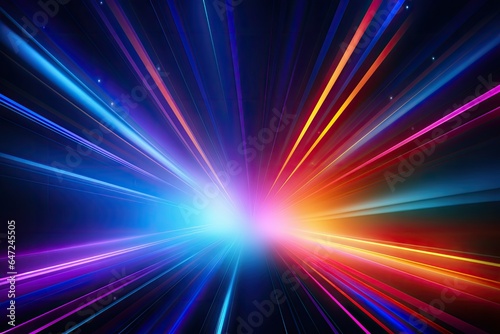 Abstract background with colorful spectrum