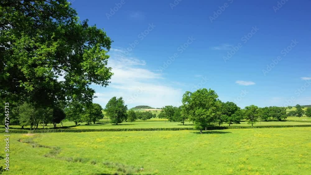 A small rural village in France surrounded by greenery in Europe, France, Burgundy, Nievre, Varzy, Clamecy, Printemps, on a sunny day. A small rural village in France surrounded by greenery in Europe, France, Burgundy, Nievre, Varzy, Clamecy, Printemps, on a sunny day.
