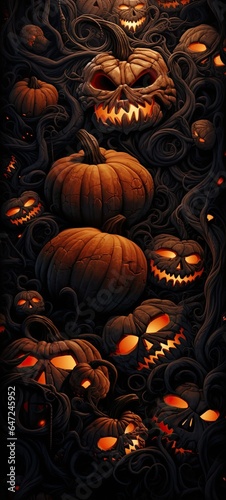 Abstract image phone wallpaper Halloween