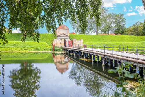 Photography Copenhagen Kastellet lake and northern gate scenic view