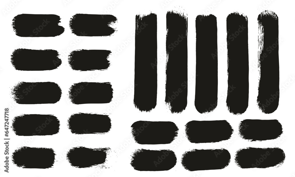 Round Sponge Thick Artist Brush Straight Lines Mix High Detail Abstract Vector Background Mix Set Round Sponge Thick Artist Brush Straight Lines Mix High Detail Abstract Vector Background Mix Set
