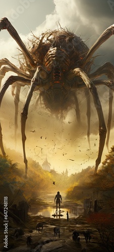 Giant spider fantasy image