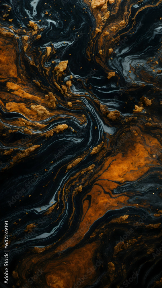 Full screen background with a black marbling Full screen background with a black marbling
