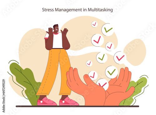 Stress management in multitasking. Effective and competent office