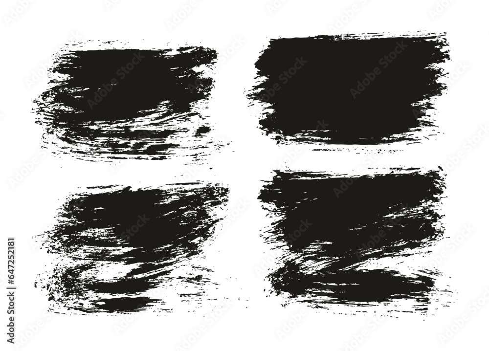 Round Brush Thin Short Background Artist Brush High Detail Abstract Vector Background Set Round Brush Thin Short Background Artist Brush High Detail Abstract Vector Background Set