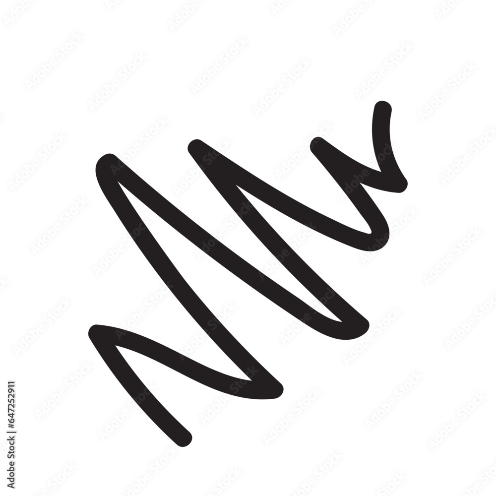 Abstract Zigzag Line Element Abstract Zigzag Line Element