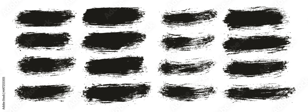 Round Brush Thin Short Background Artist Brush High Detail Abstract Vector Background Set Round Brush Thin Short Background Artist Brush High Detail Abstract Vector Background Set
