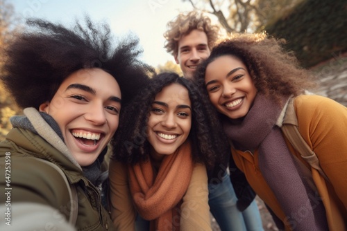 Multiracial best friends having fun outside, Multicultural group of people having fun, multicultural people having fun outside, People diversity 