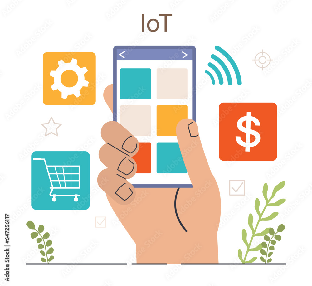 Smart retail. Automated retail system or technology. E-commerce Smart retail. Automated retail system or technology. E-commerce