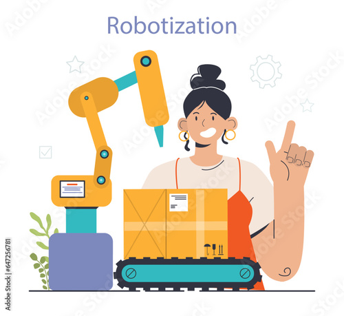 Smart warehousing. Stock robotization, automative technology