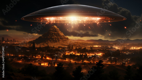 Invasion Alert: The Arrival of the Alien Spaceship